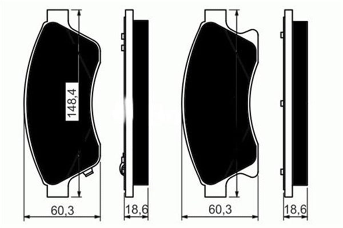 ASTRAÖN BALATA 15 INC ASTRA J 1.3 CDTI-1.4-1.4 TURBO-1.6 1.7 CDTİ 2.0CDTİ 10 AVEO 11 CRUZE 11 MARELLI 323700006100MARELLIMARELLI 323700006100