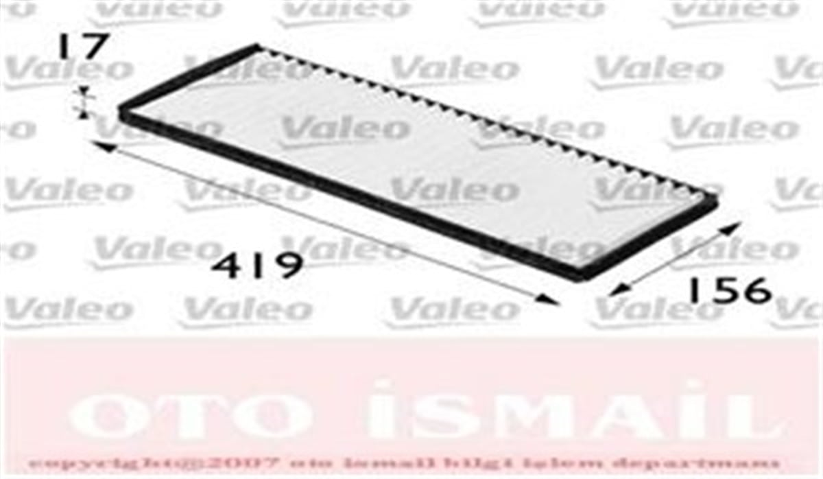 ASTRAPOLEN FİLTRESİ ASTRA 1.4-1.6-1.7 D-ASTRA F-CORSA B-ASTRA G VALEO 698165VALEOVALEO 698165