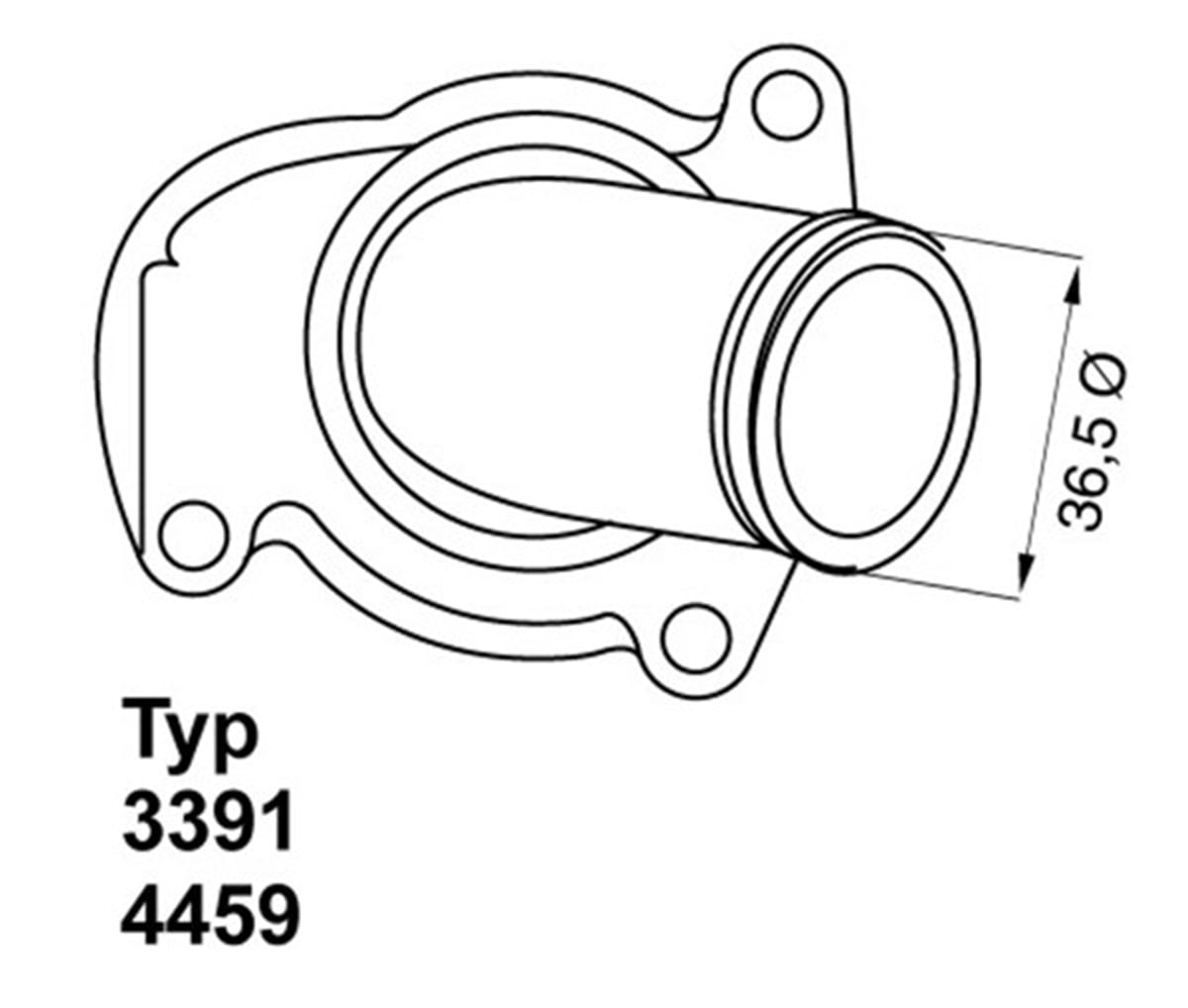 ASTRATERMOSTAT KOMPLE ASTRA F-G-H-CORSA B-C-D-COMBO-TIGRA TWİNPORT-1.2 16V-1.2- 1.4 92C WAHLER 4459.00.92DWAHLERWAHLER 4459.00.92D