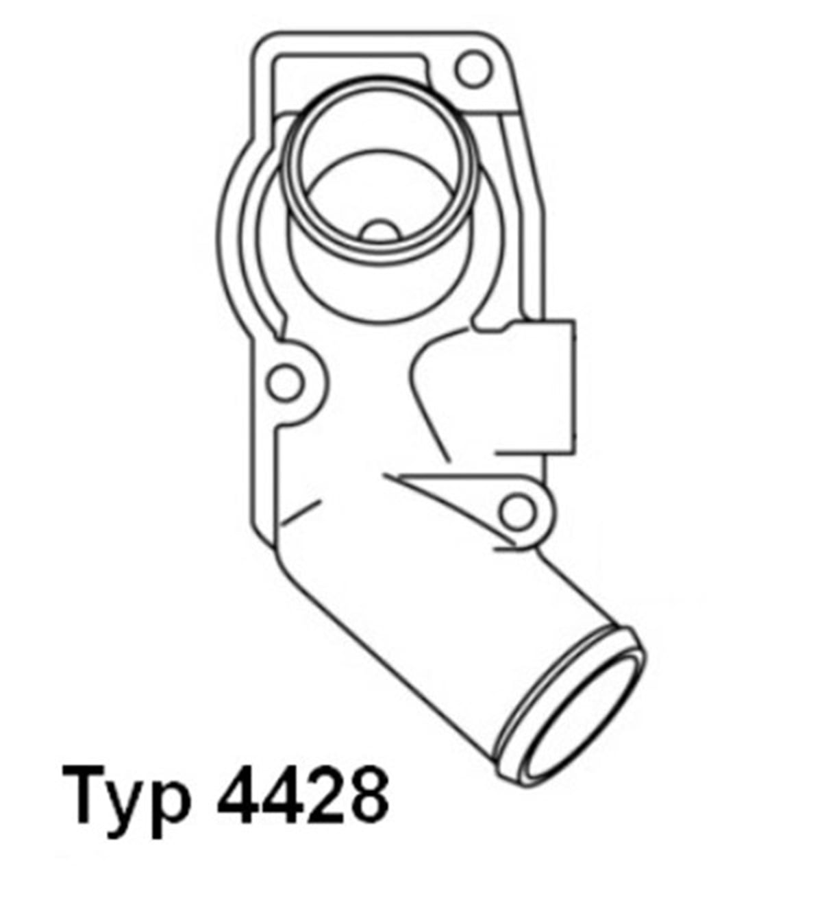 ASTRATERMOSTAT KOMPLE ASTRA G -ZAFIRA 2.0 DTI 16V 92C WAHLER 4428.92DWAHLERWAHLER 4428.92D