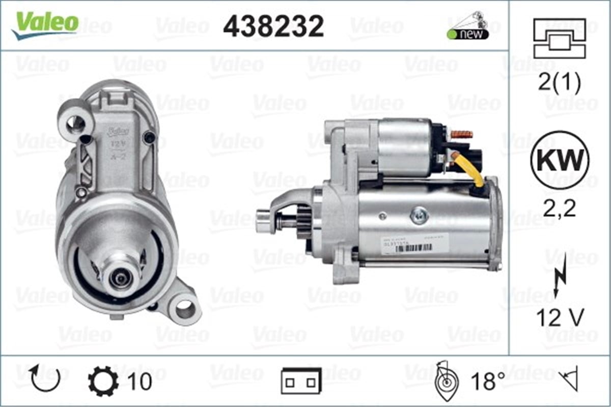 AUDIMARŞ MOTORU AUDI V6-V8 TDI B8-D4 MOTOR VALEO 438232VALEOVALEO 438232