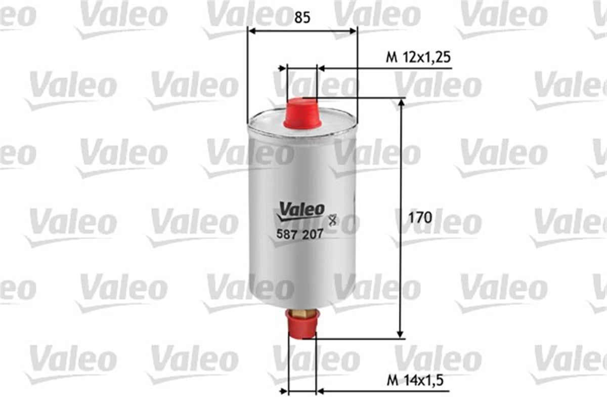 AUDIYAKIT FİLTRESİ BENZİN AUDI 80 1.8 VALEO 587207VALEOVALEO 587207