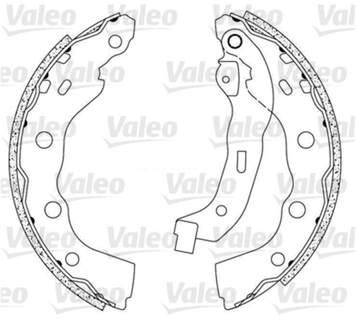 AVENSISARKA PABUÇ BALATA MITSUBISHI CARISMA 1.6 1.8 GDİ 1.9TD 95-06 TOYOTA AVENSIS 1.6VVTİ 00-03 203X39 VALEO 564095VALEOVALEO 564095