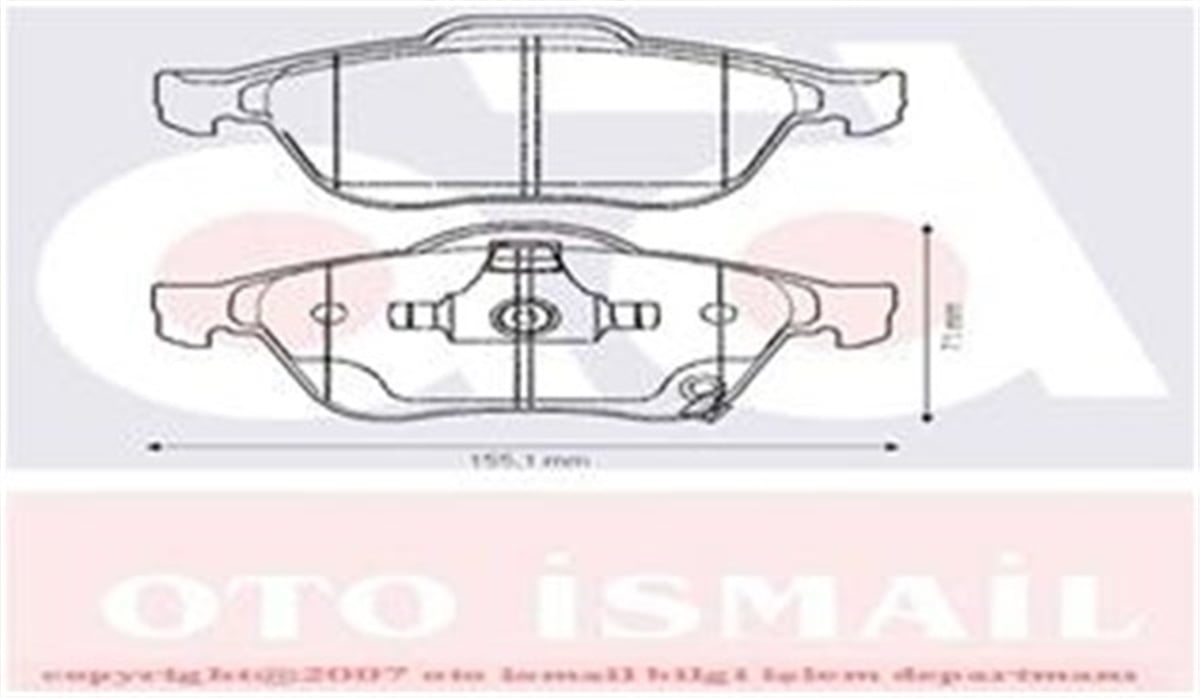 AVENSISÖN BALATA AVENSIS 1.8 VVTI- 2.0D-4D 07-2001-02-2003 AVENSIS 2.0 VVTI 00-09 15 LİK TRW GDB3335TRWTRW GDB3335