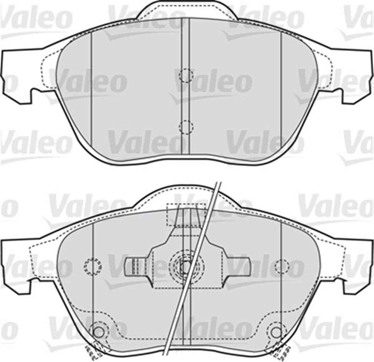 AVENSISÖN BALATA AVENSIS 1.8 VVTI- 2.0D-4D 07-2001-02-2003 AVENSIS 2.0 VVTI 00-09 15 LİK VALEO 598653VALEOVALEO 598653