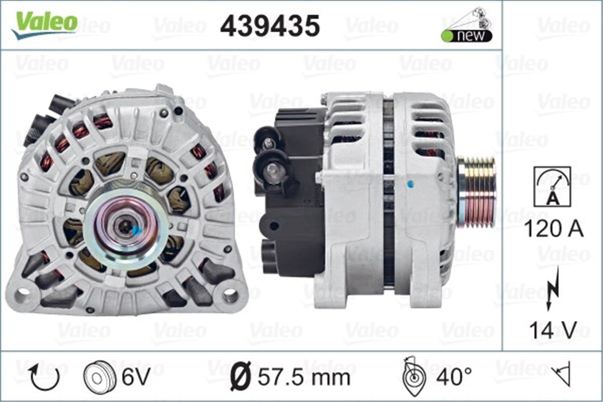 BERLINGOALTERNATÖR CITROEN C5BERLINGO VALEO 439435VALEOVALEO 439435