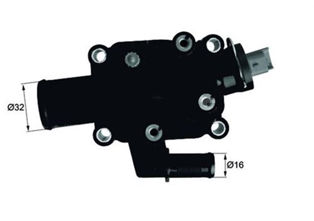 BERLINGOTERMOSTAT KOMPLE BERLINGO 1.6 16V 04-08 -C2-C3-C4 1.4-1.6 16V 04 -P207-P307 1.6 16V 08 PSA 1336.Z0PSAPSA 1336.Z0
