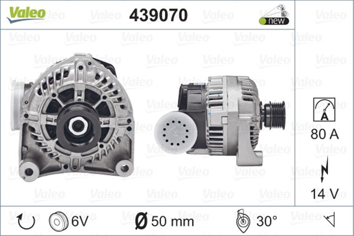BMWALTERNATOR BMW 323İ VALEO 439070VALEOVALEO 439070