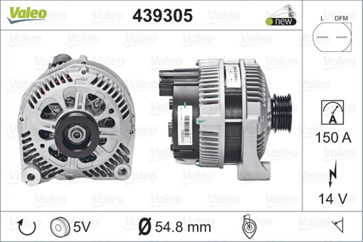 BMWALTERNATÖR BMW VALEO 439305VALEOVALEO 439305