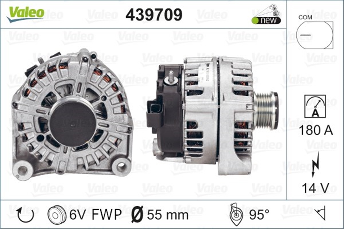 BMWALTERNATÖR BMW VALEO 439709VALEOVALEO 439709