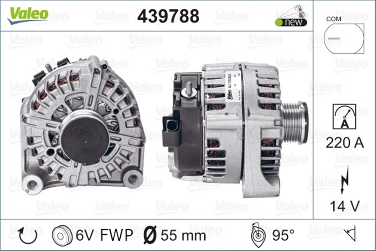 BMWALTERNATÖR BMW VALEO 439788VALEOVALEO 439788