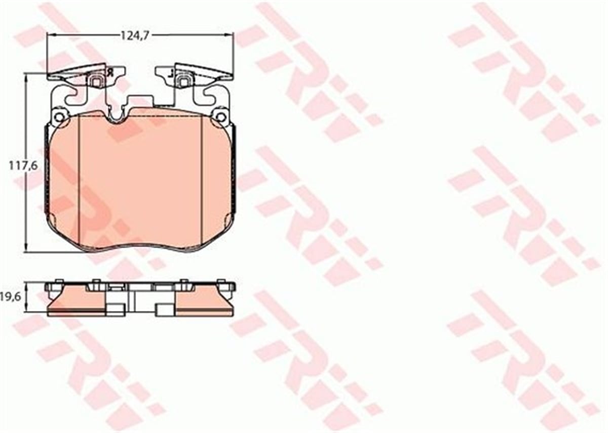 BMWÖN BALATA BMW 5 G30-F90-G31 6 G32 7 G11-G12 TRW GDB2147TRWTRW GDB2147