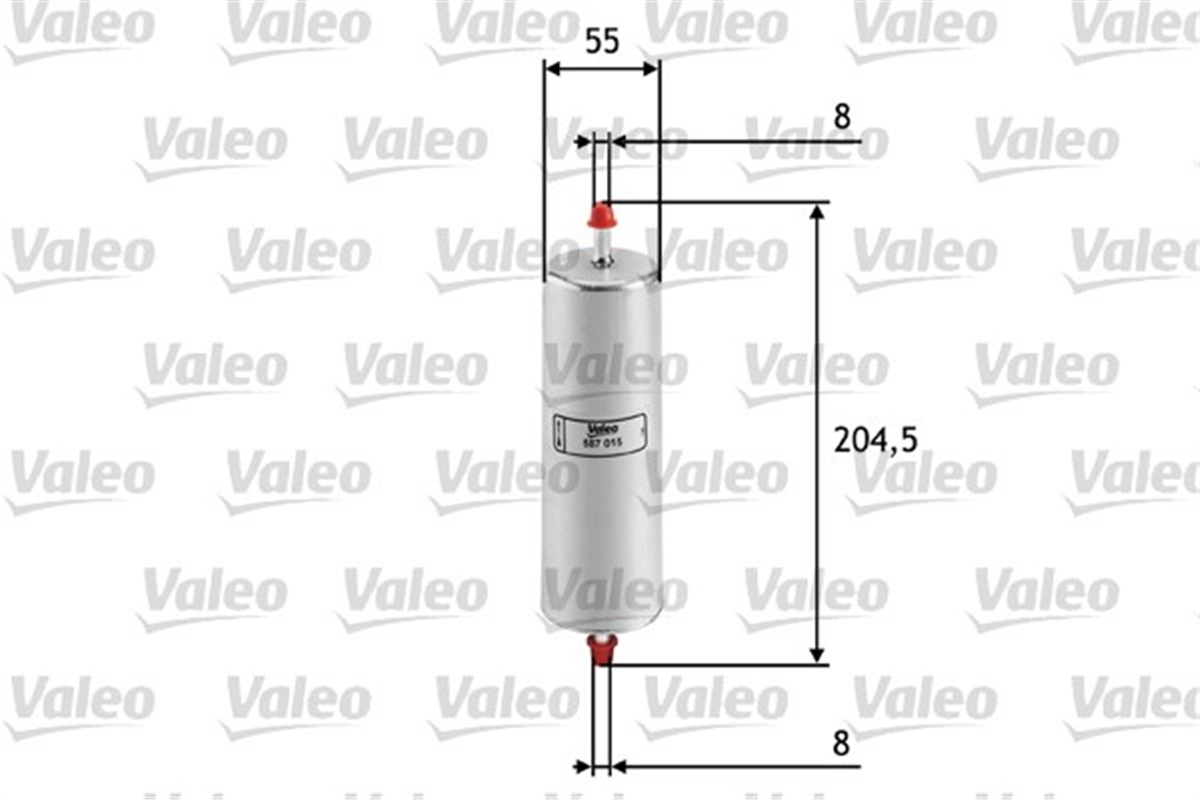 BMWYAKIT FİLTRESİ BENZİN BMW 3 COMPACT 316I VALEO 587015VALEOVALEO 587015
