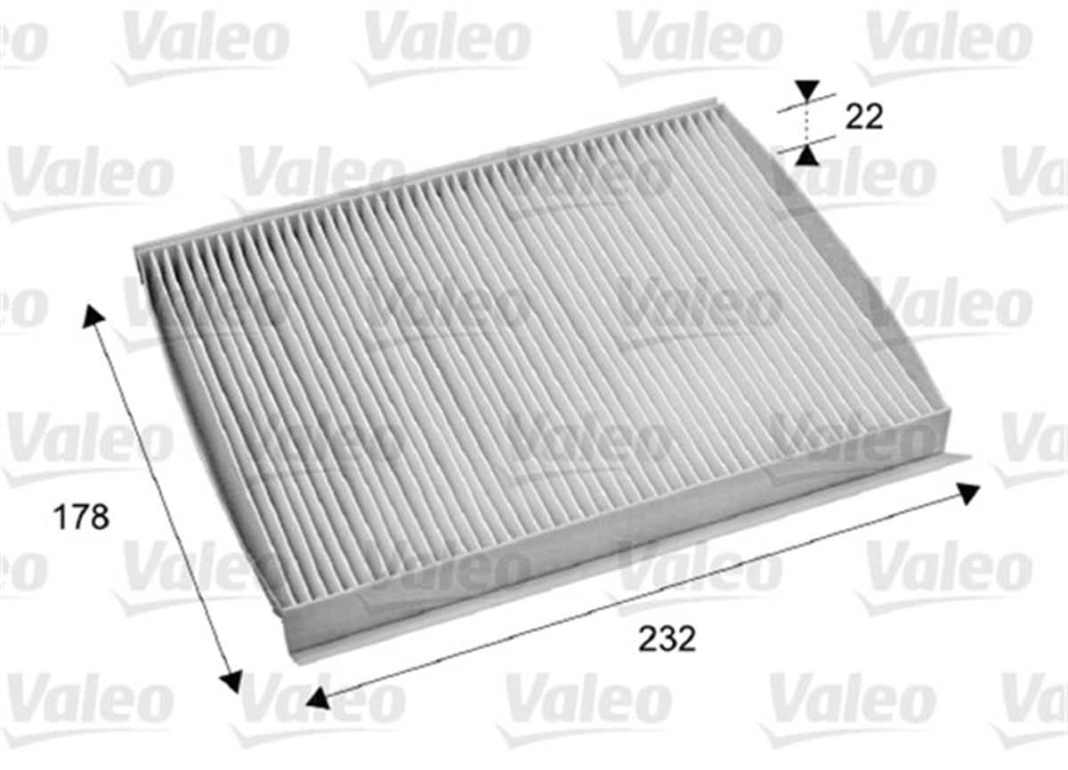 BRAVOPOLEN FİLTRESİ BRAVO II 07 STILO 801-06 DELTA III 08 1.4-1.6D- 1.9JTD-2.0D VALEO 715686VALEOVALEO 715686