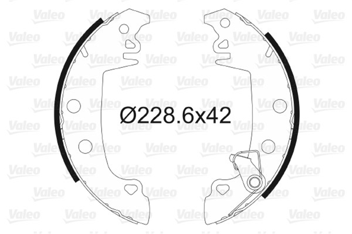 C1PABUÇLU FREN BALATASI CITROEN C15 VALEO 562980VALEOVALEO 562980
