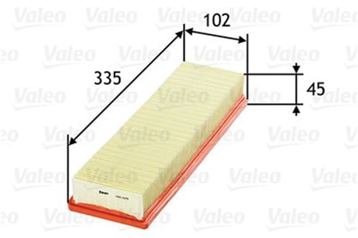 C3HAVA FİLTRESİ CITROEN C3-C3 PLURIEL-C3 XTR 1.1-1.4 VALEO 585078VALEOVALEO 585078