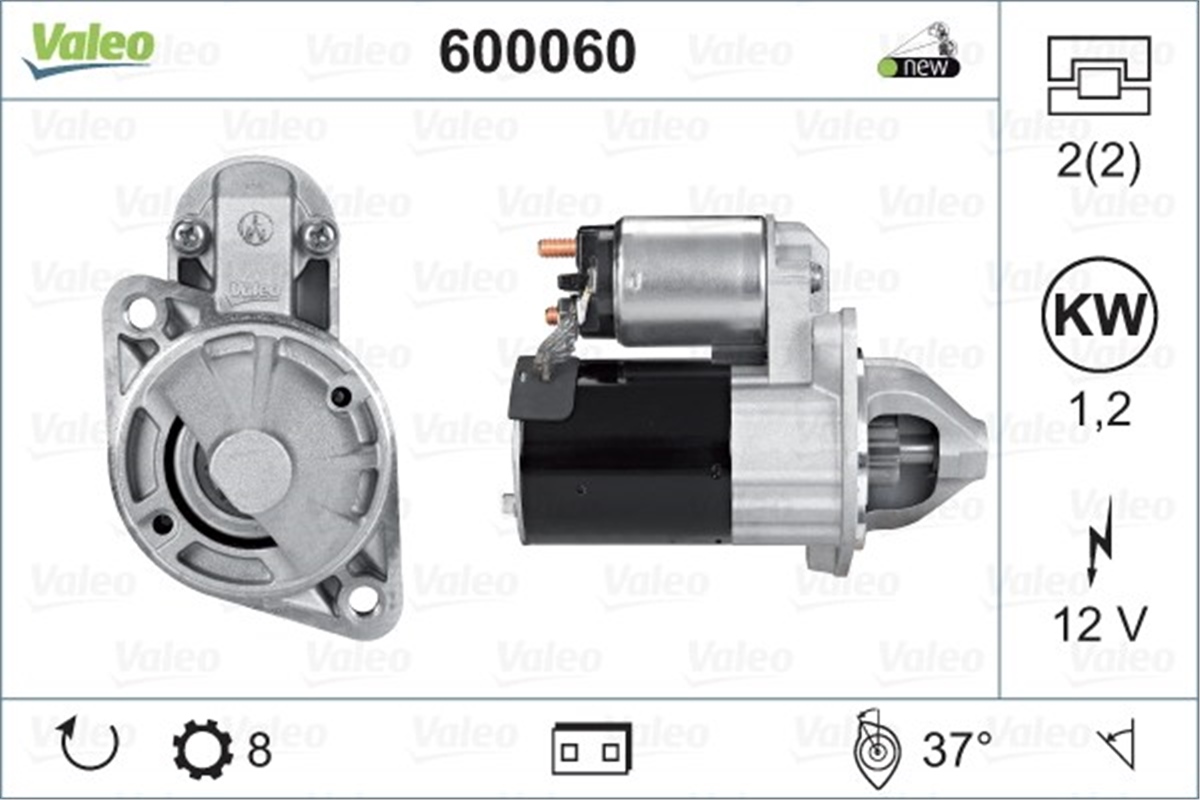 CARENSMARŞ MOTORU CARENS CERATO VALEO 600060VALEOVALEO 600060