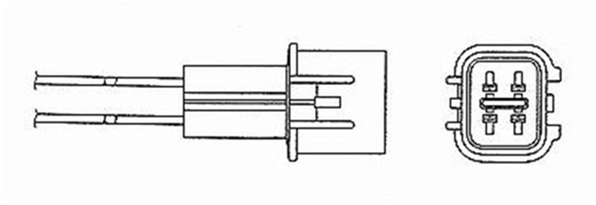 CARISMAOKSİJEN SENSÖRÜ MITSUBISHI CARISMA 1.6 95-06 COLT V 1.4-1.6 96-03 LANGER VI 1.3 12V 95-03 NGK 95002NGKNGK 95002