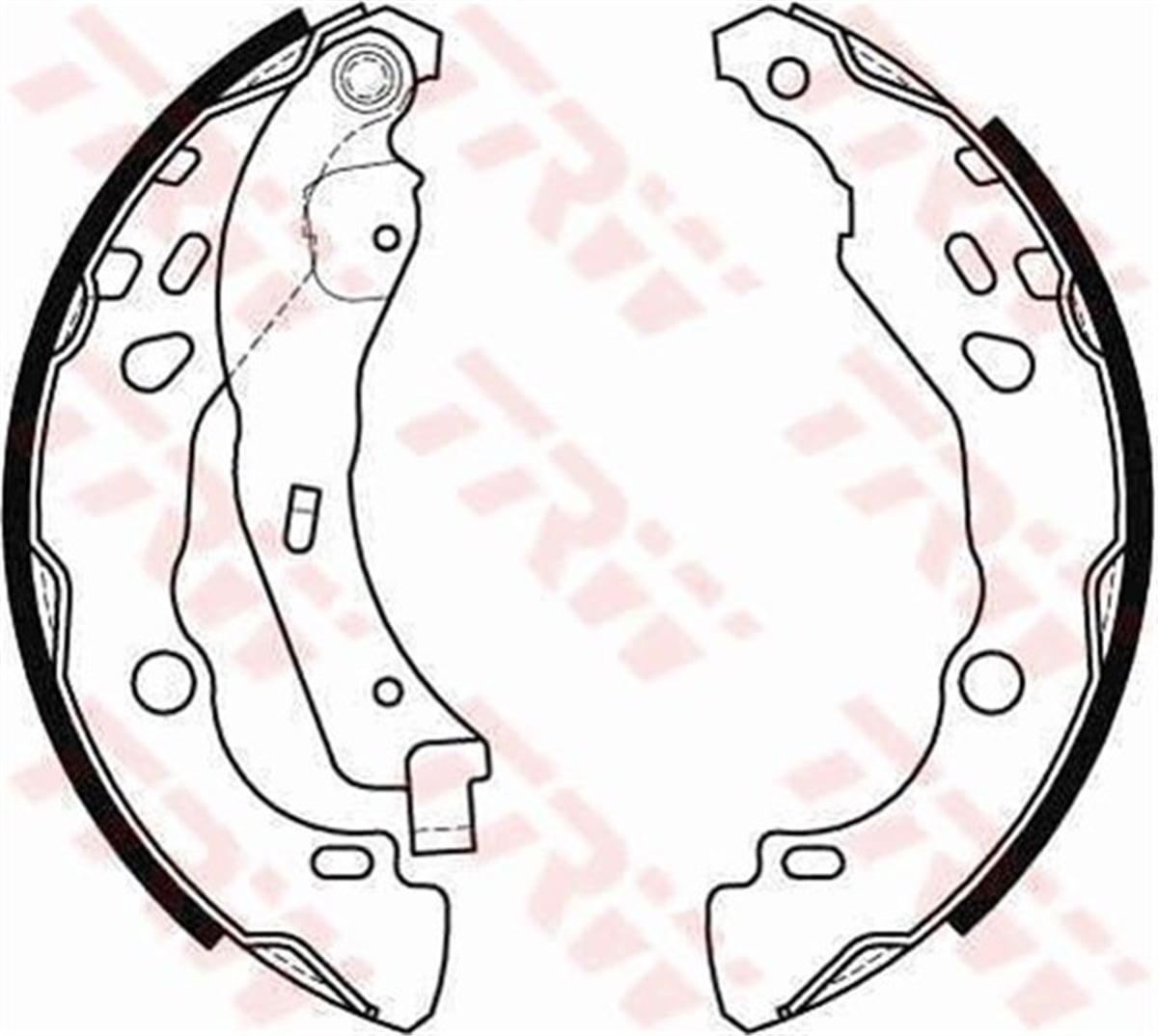 CHEROKEEARKA PABUÇ BALATA KİTİ CHEROKEE 08 WRANGLER 07 VOYAGER 90-95 DODGE NITRO 07-12 TRW GSK1081TRWTRW GSK1081