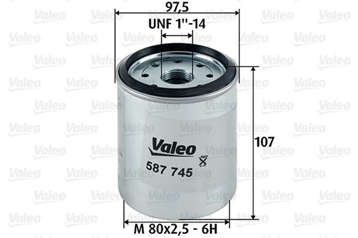 CHEROKEEYAKIT FİLTRESİ MAZOT JEEP VOYAGER II-III 2.5TD-CHEROKEE 2.5CRD-2.8CRD-2.5-2.5TD-2.5TDİ VALEO 587745VALEOVALEO 587745