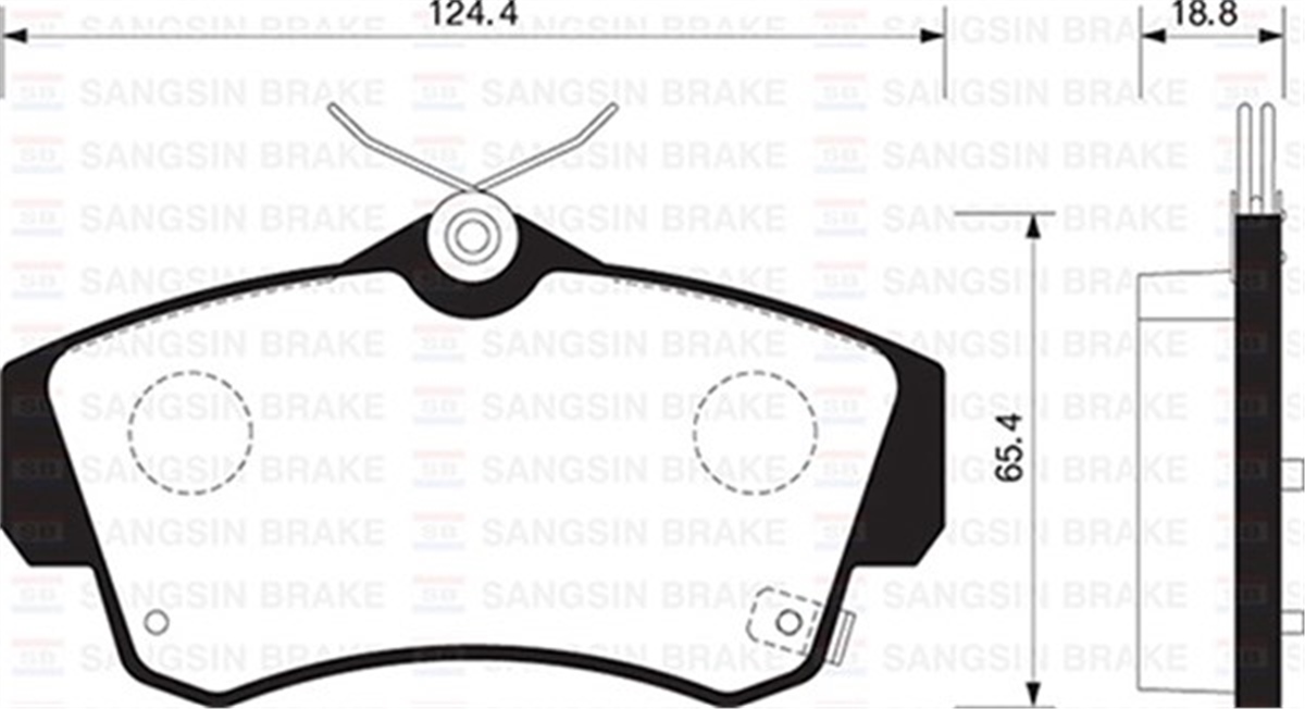 CHRYSLERÖN BALATA CHRYSLER PT CRUISER 1.6 01 2.0 00 2.2 CRD 02 2.4 00 GDB4118 SANGSIN SP1359SANGSINSANGSIN SP1359