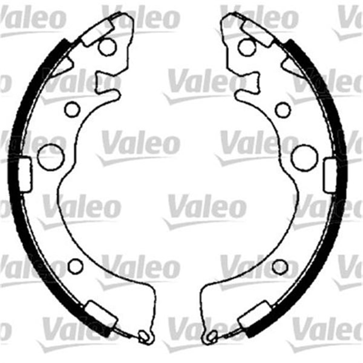 CIVICARKA PABUÇ BALATA HONDA CIVIC IV 1.3-1.5 İ-1.6 İ ABS SİZ 91-95 -CIVIC V EJ 1.6 VTİ 96-00 VALEO 562734VALEOVALEO 562734