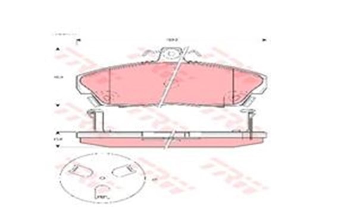 CIVICÖN BALATA CIVIC VI 95-05 ROVER 200 400 95-00 25 00-05 45 00-05 MG 01-05 800 92-93 COUPE TRW GDB3267TRWTRW GDB3267