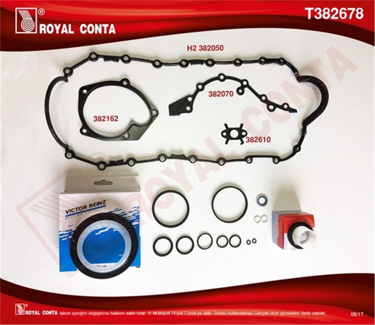 CLIOALT TAKIM CONTA CLIO-MEGANE-KANGOO 1.5 DCI K9K ROYAL T382678ROYALROYAL T382678