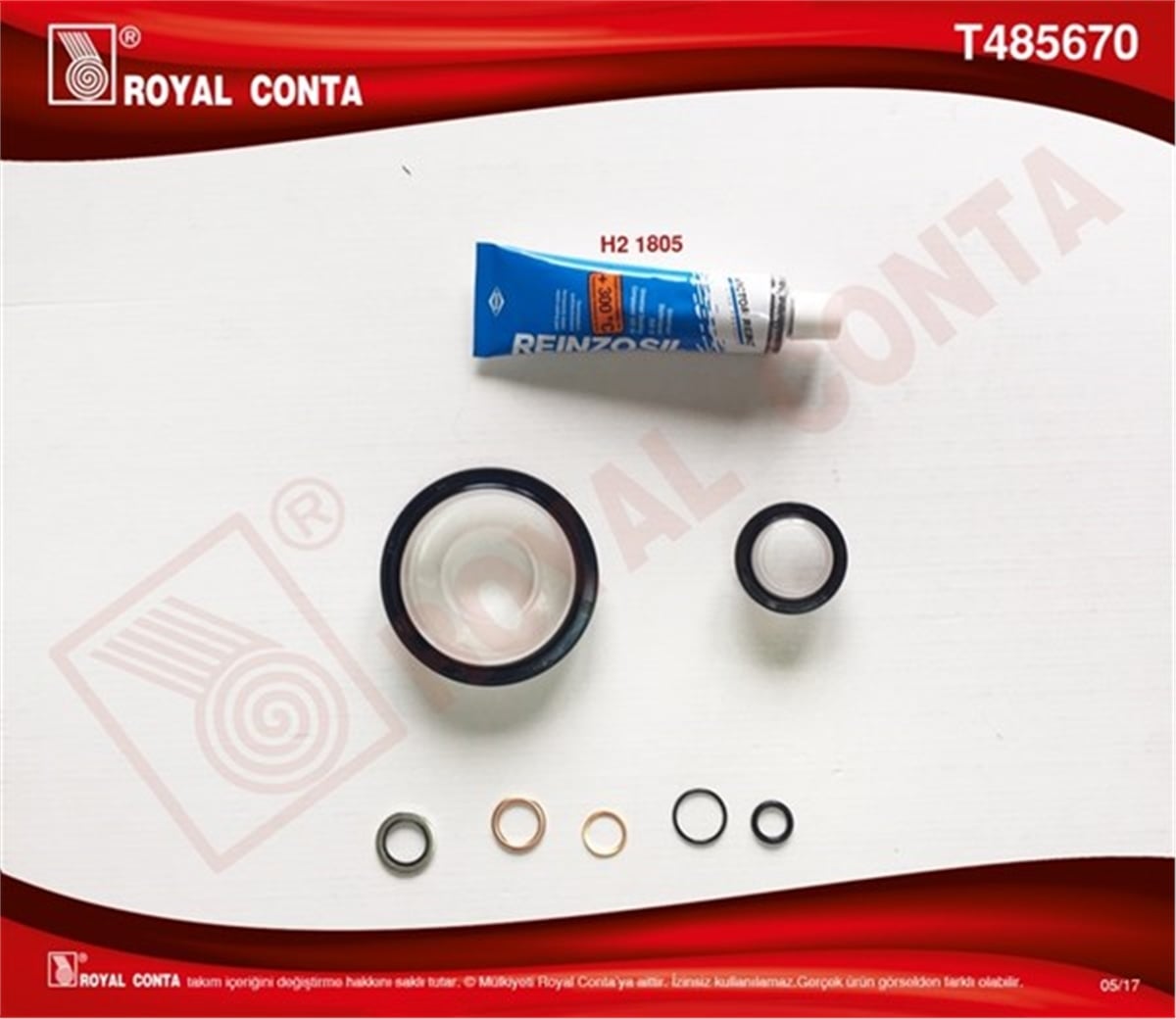 CLIOALT TAKIM CONTA KEÇELİ CLIO II-CLIO III-TWINGO 1.2-MODUS 16V 75HP 01 D4F MOTOR ROYAL T485670ROYALROYAL T485670
