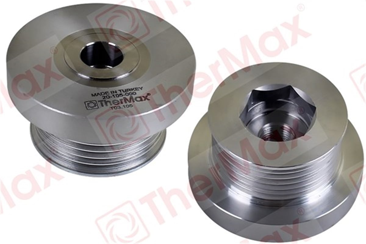 CLIOALTERNATÖR KASNAĞI CLIO II-MEGANE-KANGOO-SCENIC K4M-K4J-K9K-F4P 6 KANAL RULMANSIZ SABİT THERMAX T03.105THERMAXTHERMAX T03.105