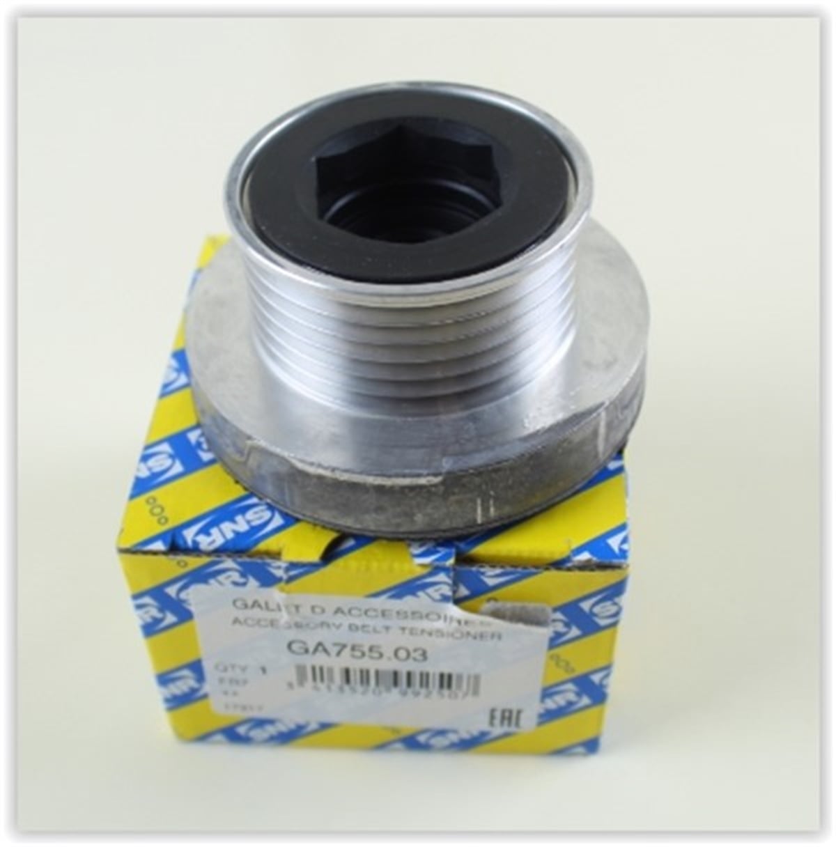 CLIOALTERNATÖR KASNAĞI CLIO II-MEGANE-KANGOO-SCENIC K4M-K4J-K9K-F4P 6 KANAL RULMANSIZ SABİT SNR GA755.03SNRSNR GA755.03