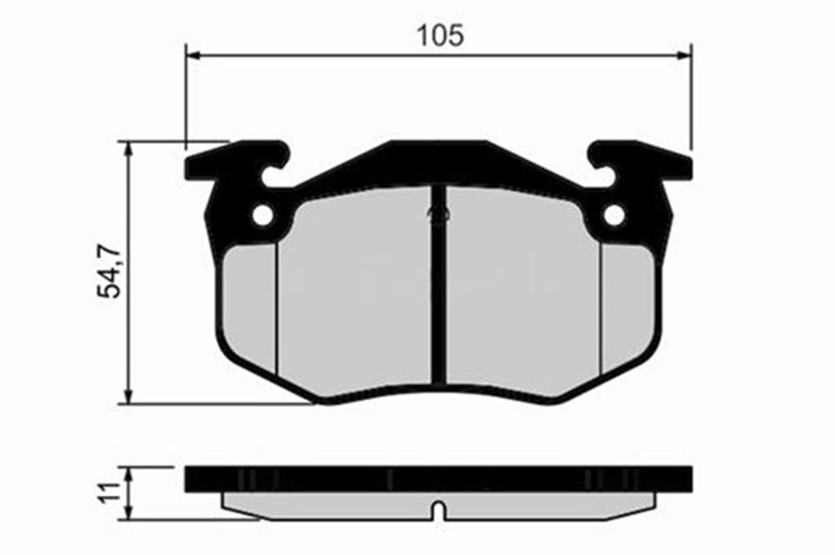 CLIOARKA BALATA R9-R19-PEUGEOT 106 96 P206 00 P306 97-01 MEGANE I-CLIO I-II -SAXO 96 XSARA 97 MARELLI 323700014800MARELLIMARELLI 323700014800