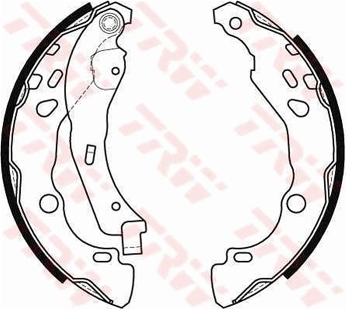 CLIOARKA PABUÇ BALATA LOGAN 04 CLIO II-IV-P208 12 P301 12 C-ELYSEE 12 DS3 13-15 MICRA 10 MATRİX X 01-10 TRW GS8455TRWTRW GS8455