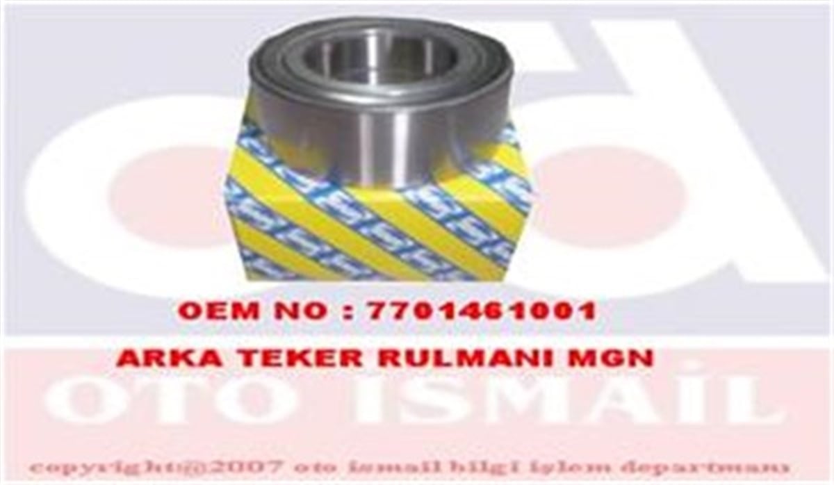 CLIOARKA TEKER RULMANI MEGANE-CLIO-TWG-R9 FC40570S06 SNR FC40570S06SNRSNR FC40570S06