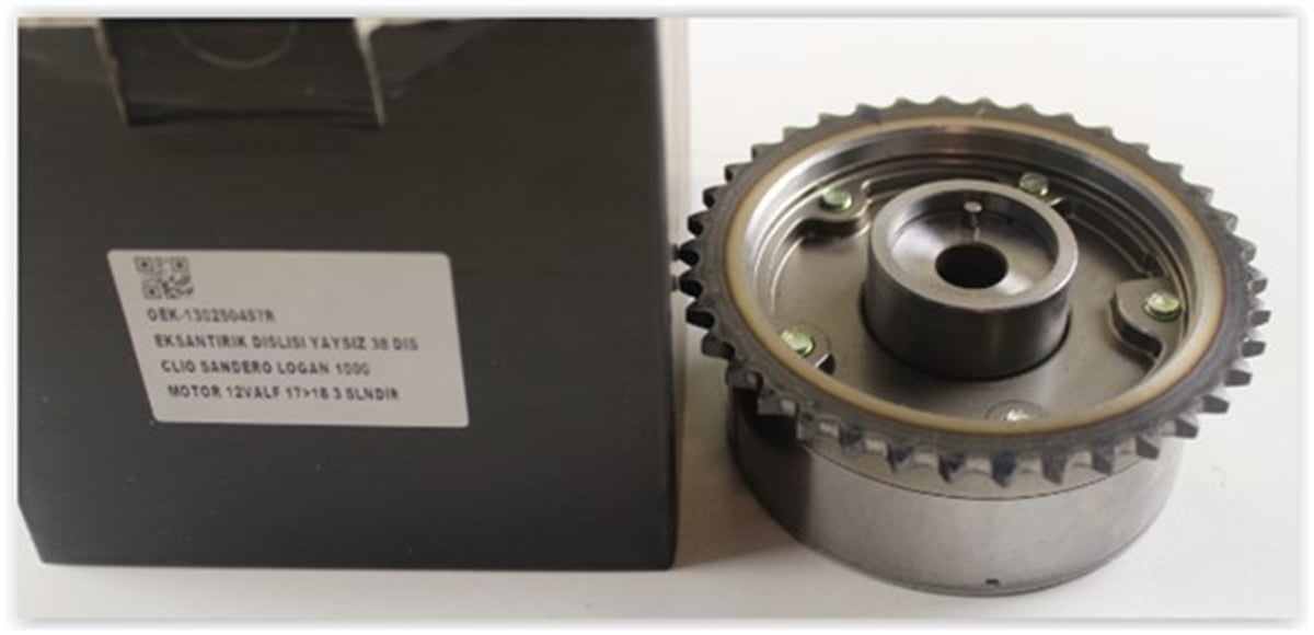 CLIOEKSANTRİK DİŞLİSİ YAYSIZ 38 DİŞ CLIO-SANDERO-LOGAN 1.0 12V 17-18 3 SİLİNDİR OEK 130250457ROEKOEK 130250457R