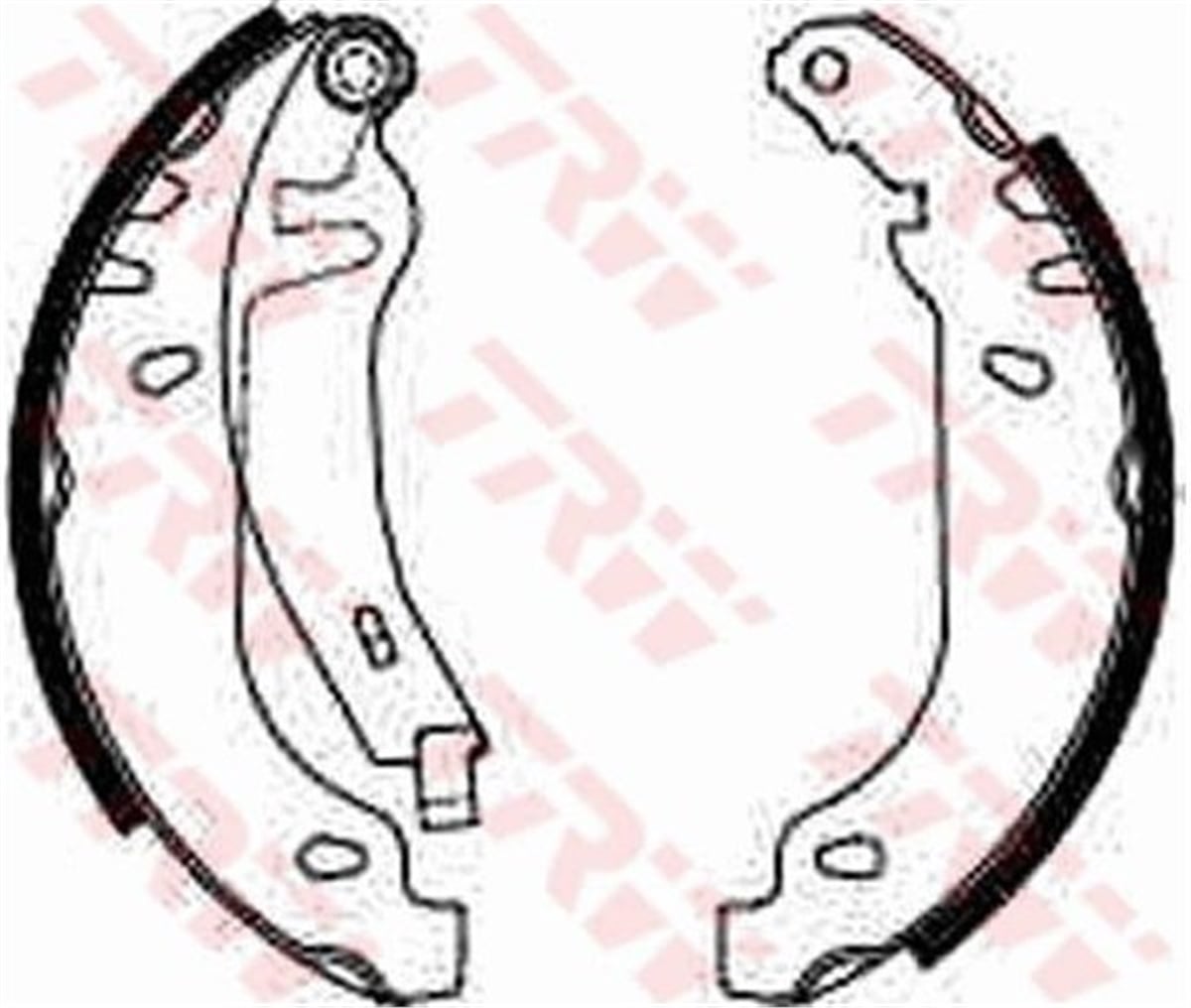 CLIOFREN BALATASI ARKA KAMPANA LEVYELİ 7701202542 RENAULT CLIO / R21 / MANAGER / TWIGO 96- BM TRW TRW GS8211TRWTRW GS8211
