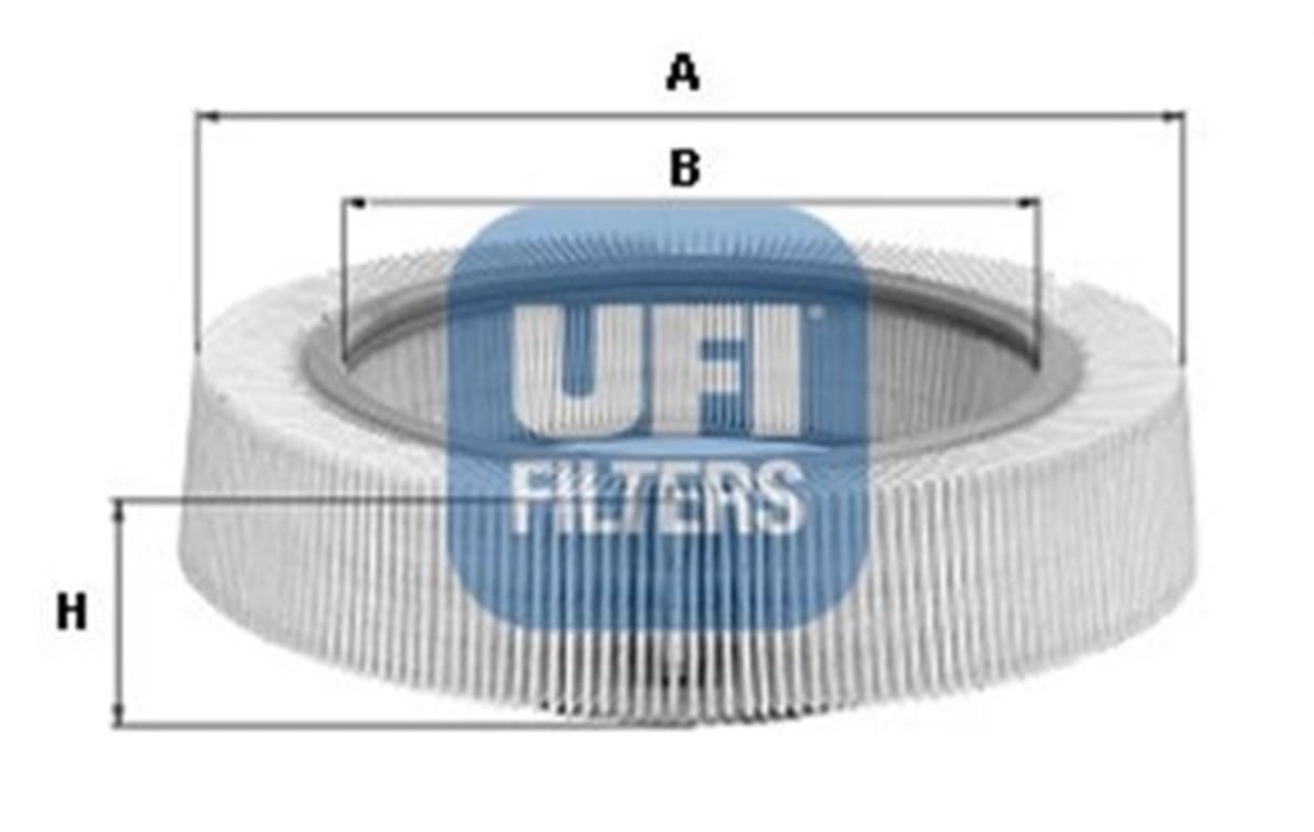 CLIOHAVA FİLTRESİ CLIO II 98-05 - KANGOO 97-MEGANE 96- -LOGAN 04- -SANDERO 08-SOLENZA 03- 1.4-1.6 UFI 3021700UFIUFI 3021700