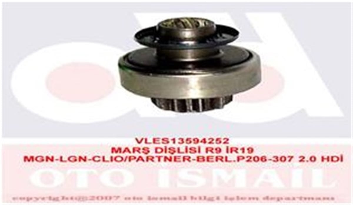 CLIOMARŞ DİŞLİSİ R9 İR19 MEGANE-LGN-CLIO-PARTNER-BERL.P206-307 2.0 HDİ VALEO 594252VALEOVALEO 594252