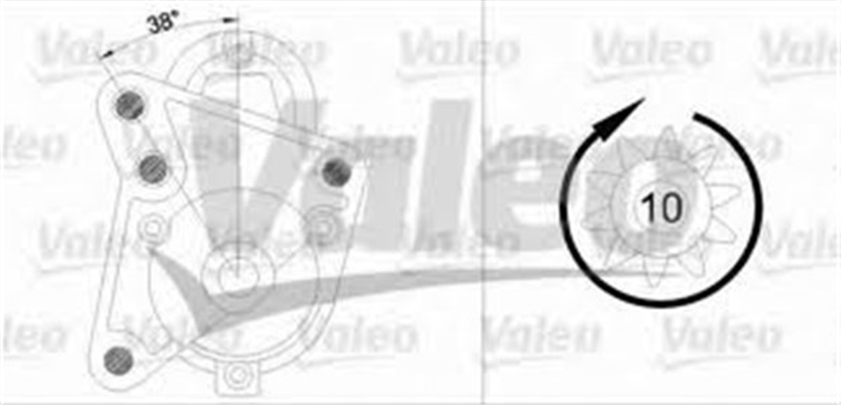 CLIOMARŞ MOTORU ŞANZUMAN R9-R19 ENJ MEGANE-CLIO-LGN 10 DŞ VALEO 432622VALEOVALEO 432622