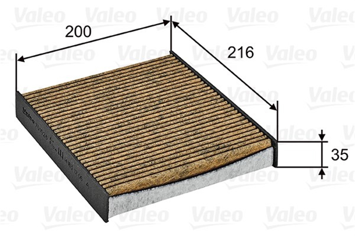 CLIOPOLEN FİLTRESİ CLIO IV 1.5DCI 12 VALEO 715725VALEOVALEO 715725