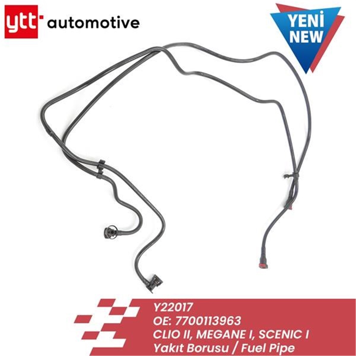 CLIOYAKIT BORUSU RENAULT CLIO II 1.6 16V 98-12 03.1998 - 12.2012 YTT 22017YTTYTT 22017