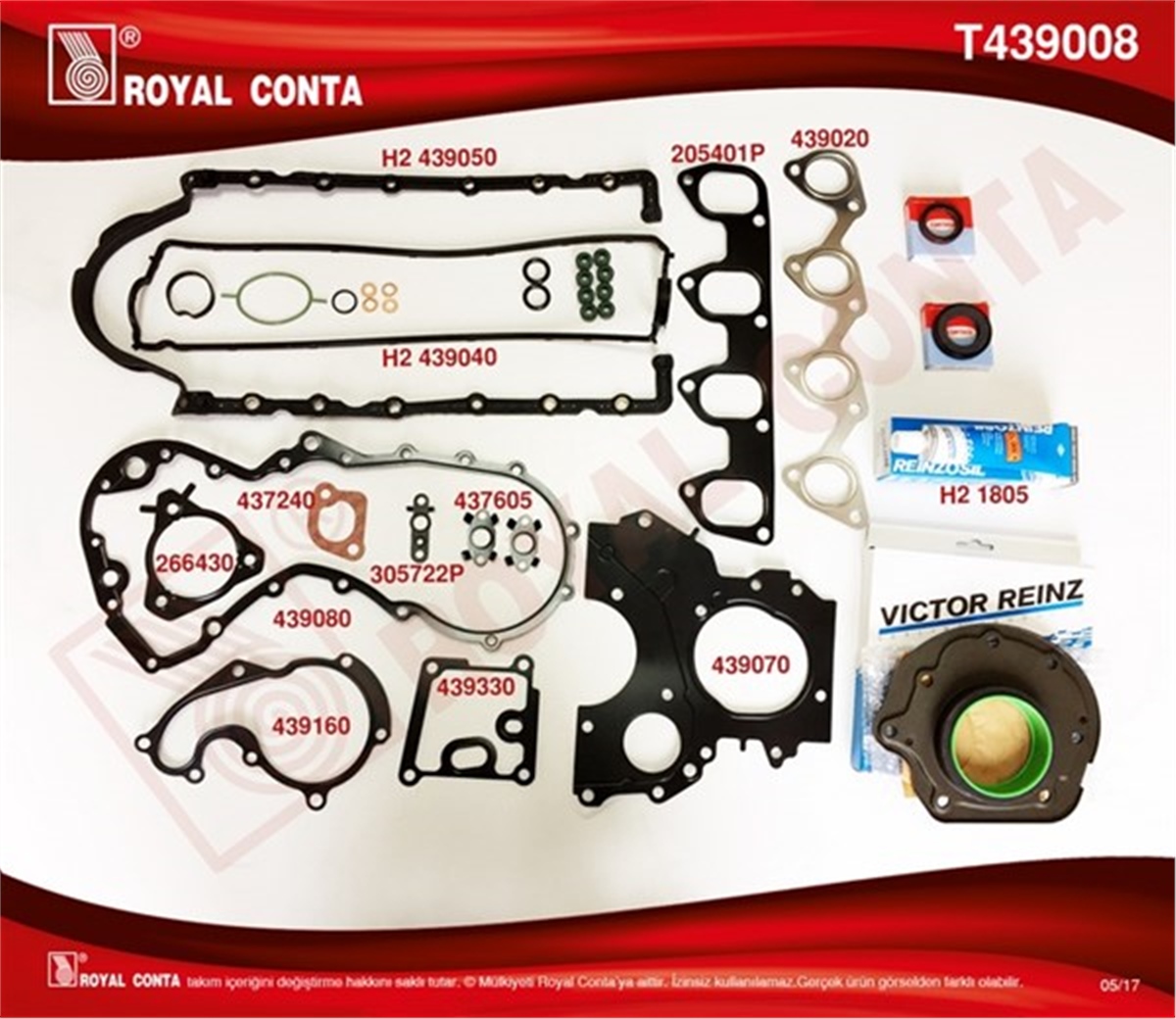 CONNECTMOTOR TAKIM CONTA CONNECT 1.8 TDDI-TDCI ROYAL T439008ROYALROYAL T439008