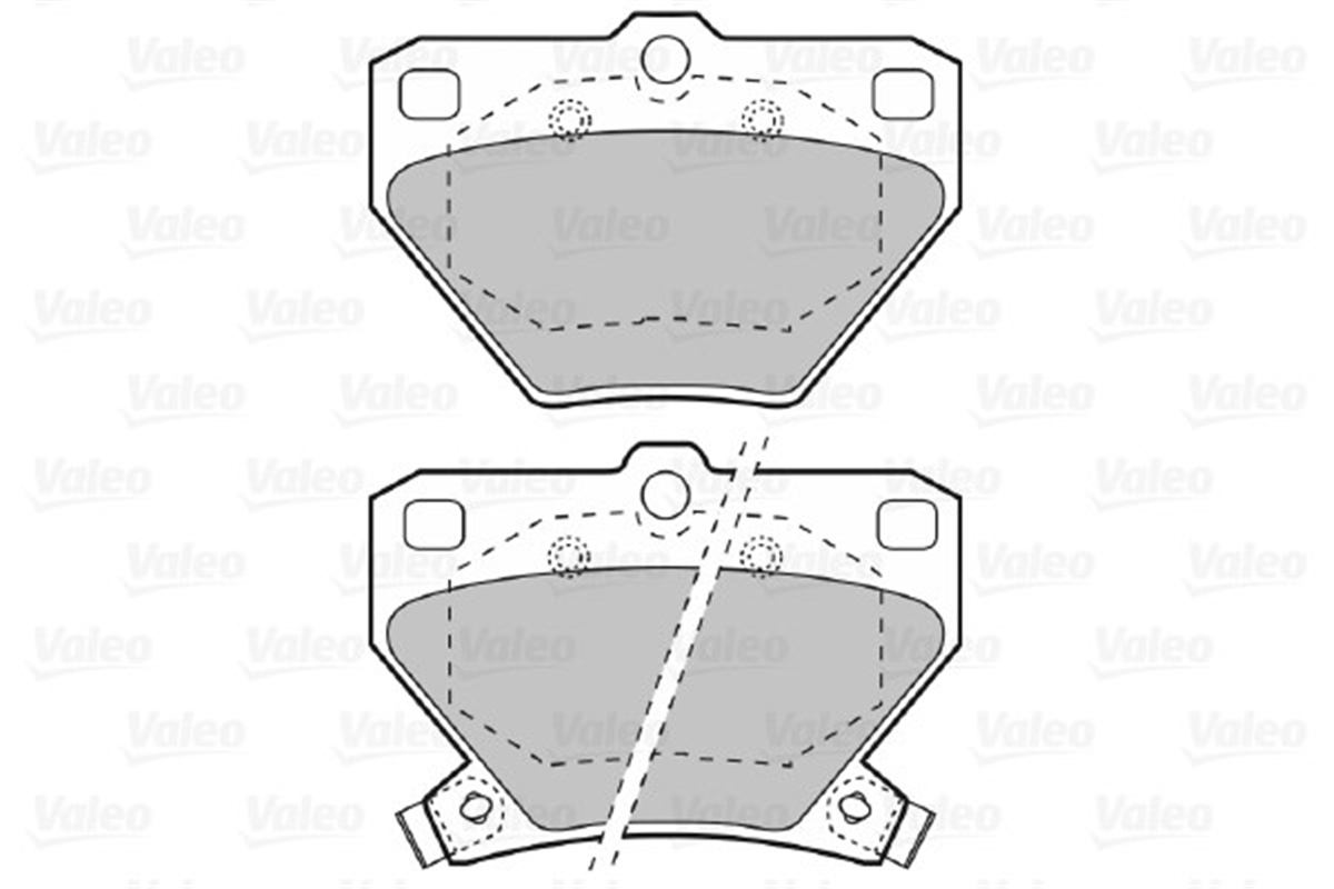 COROLLAARKA BALATA COROLLA VERSO 1.4 1.6 VVT-I 1.8VVT-I 2.0D-4D 00-7.07 YARIS 1.0 1.3 1.5 1.4D-4D 00-05 VALEO 598577VALEOVALEO 598577