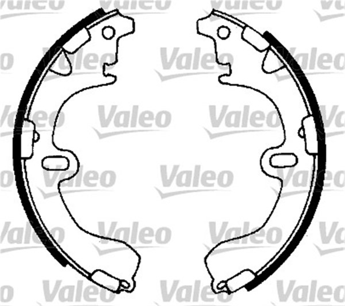 COROLLAARKA PABUÇ BALATA TOYOTA COROLLA 87-00 CARINA 83-97 CAMRY 83-91 200X37 VALEO 562599VALEOVALEO 562599