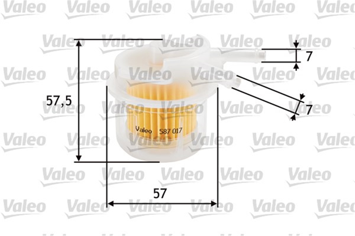COROLLAYAKIT FİLTRESİ BENZİN TOYOTA COROLLA VI 1.3 VALEO 587017VALEOVALEO 587017