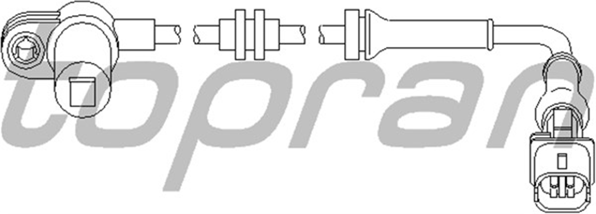 CORSAABS TEKERLEK HIZ SENSÖRÜ CORSA C-MERIVA-TIGRA-VECTRA 1.4-1.8-2.0 16V TOPRAN 207450755TOPRANTOPRAN 207450755