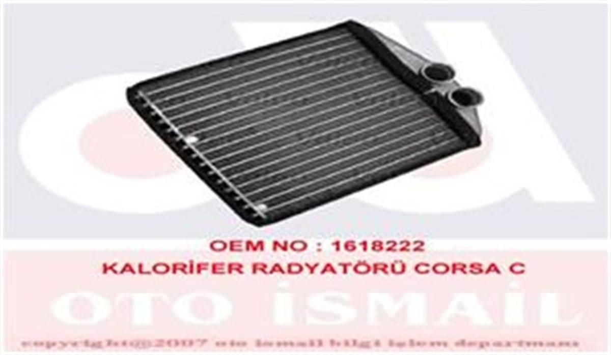 CORSAKALORİFER RADYATORÜ 1618222 OPEL CORSA C COMBO C 01- BM VALEO VAL 812225VALEOVALEO 812225