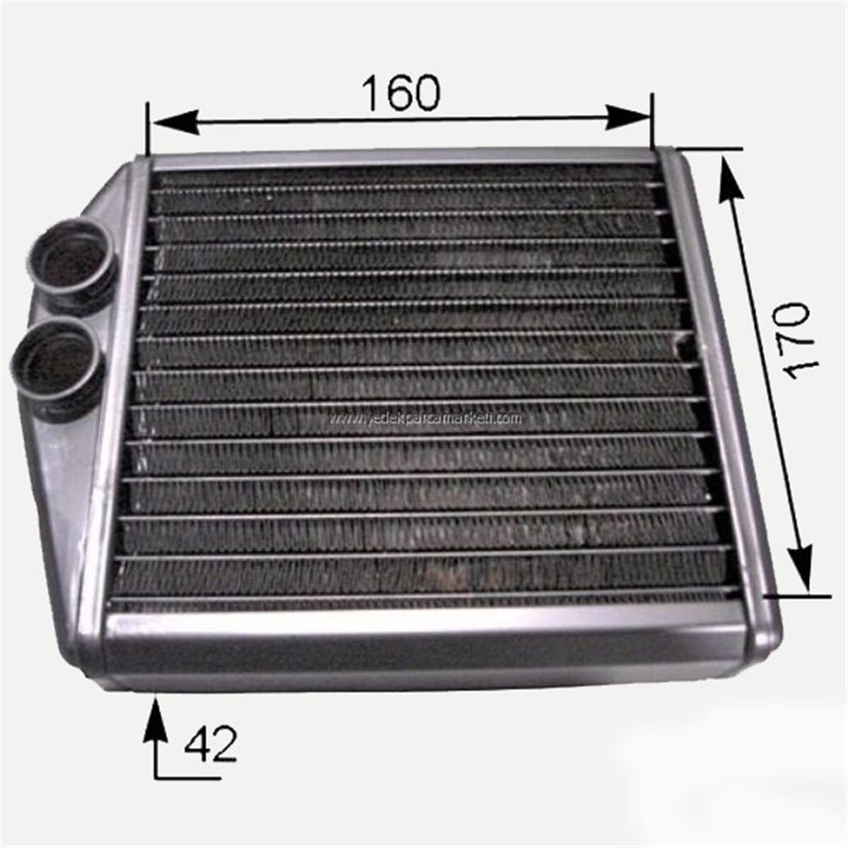 CORSAKALORİFER RADYATORÜ CORSA C-TIGRA TWINTOP 1.2-1.4-1.8-1.3CDTI-1.7CDTI 00 168X167 TOPRAN 207469755TOPRANTOPRAN 207469755