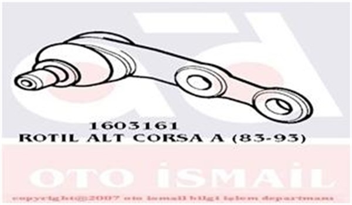 CORSAROTİL ALT 1603187 OPEL CORSA A-B COMBO B 92-01 92-01 TRW TRW JBJ149TRWTRW JBJ149