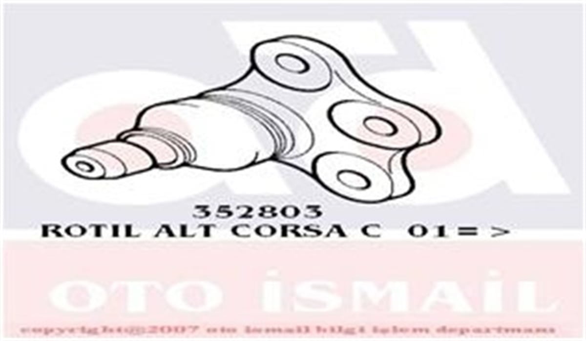 CORSAROTİL ALT 352803 OPEL CORSA C COMBO C 02-11 BM TRW TRW JBJ705TRWTRW JBJ705